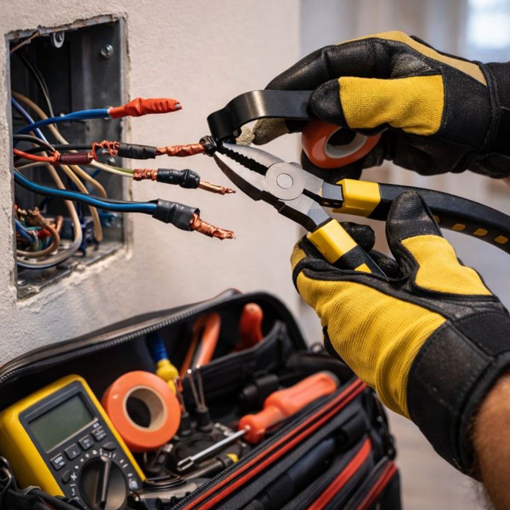 Instalação elétrica residencial feita pela Powerlight
